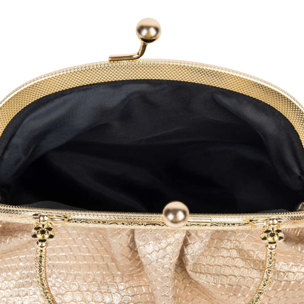 Rose Gold Frame Clutch