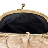 Rose Gold Frame Clutch