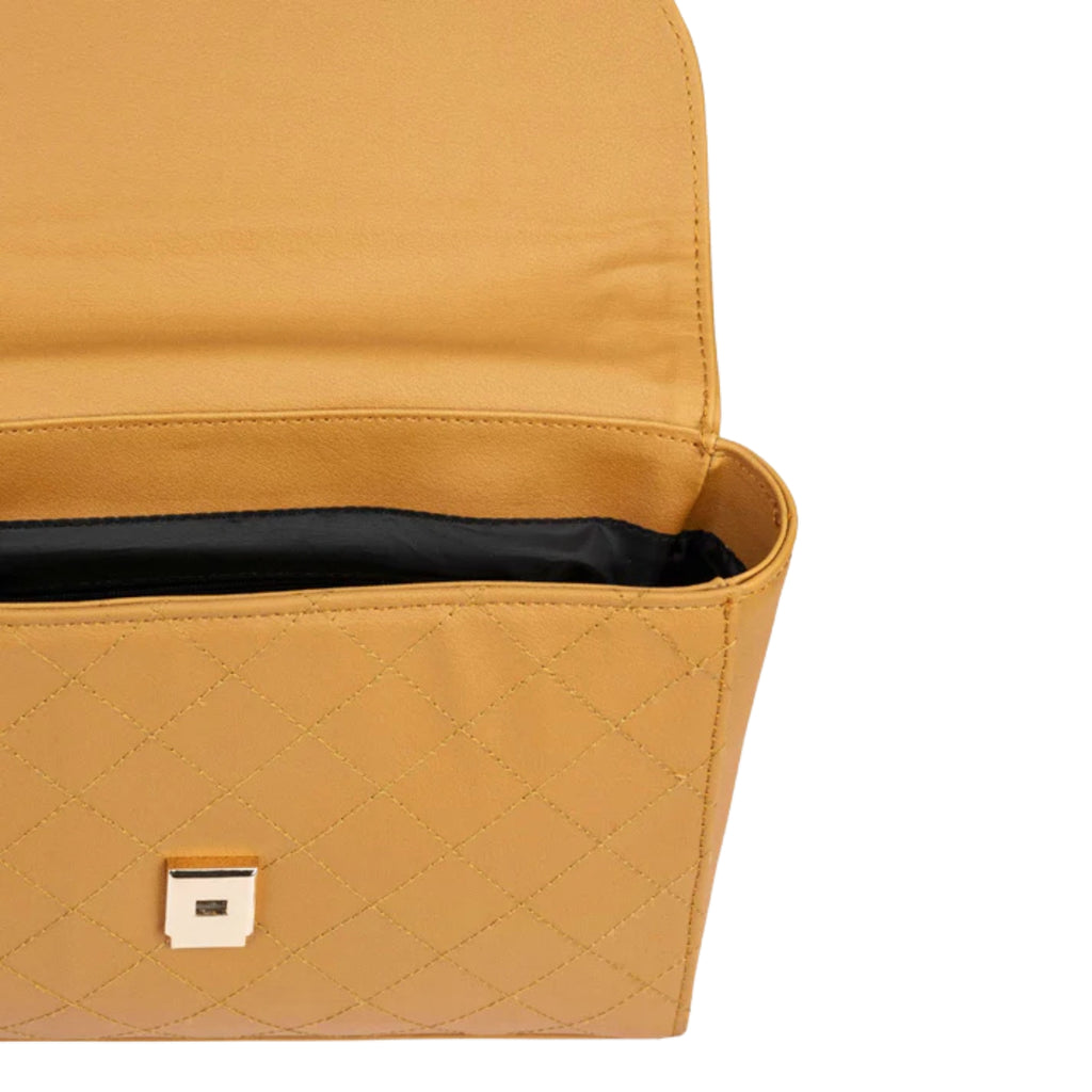 Rust Stitched Handbag Women